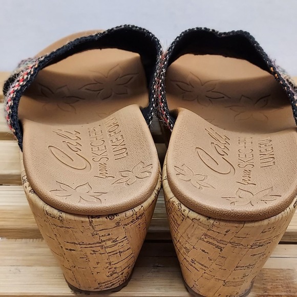 Skechers Womens Beverlee Delighted Wedge Slide Size 7 - Picture 7 of 10